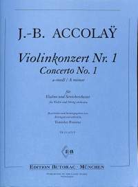 Accolay, J B: Konzert 1 a-moll