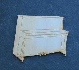 Holz Anhänger Klavier