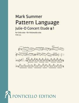 Summer, M: Pattern language - Julie O Concert Etude 1