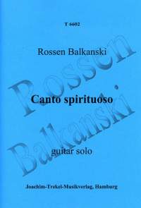 Balkanski, R: Canto spirituoso