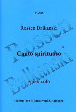 Balkanski, R: Canto spirituoso