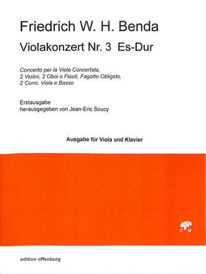 Benda, F W H: Konzert 3 Es-Dur