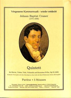 Cramer, J B: Quintett 3 B-Dur op 79