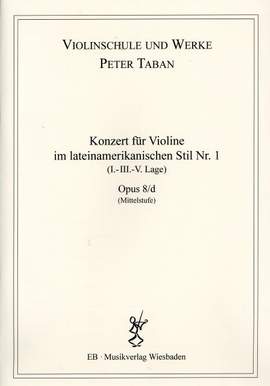 Taban, P: Konzert in lateinamerikanischem Stil op 8/1
