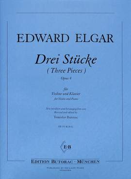 Elgar, E: 3 Stücke op 4