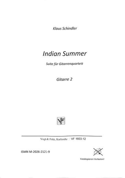 Schindler, K: Indian summer