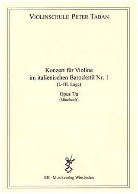 Taban, P: Konzert im Stile von Vivaldi op 7a