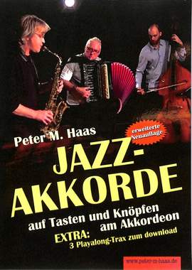 Jazzakkorde auf Tasten und Knöpfen am Akkordeon