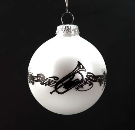 Christbaumkugel Flügelhorn