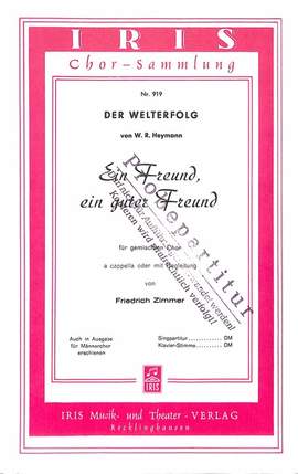 Heymann, W R: Ein Freund ein guter Freund