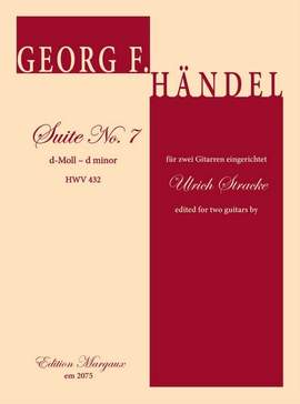 Handel, G F: Suite 7 d-moll HWV 432