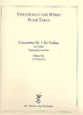 Taban, P: Concertino 1 C-Dur op 4a