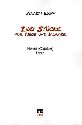 Kapp, V: 2 Stücke