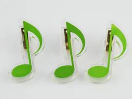 Clip quaver green 7cm