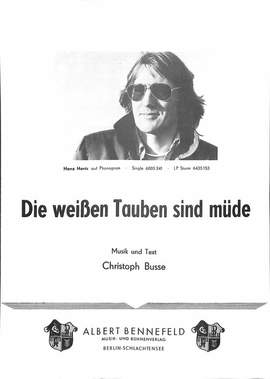 Busse, C: Die weissen Tauben sind müde