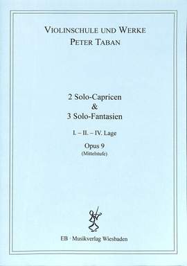 Taban, P: 2 Solo Capricen + 3 Solo Fantasien op 9