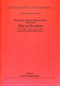 Brescianello, G A: Trio g-moll G minor