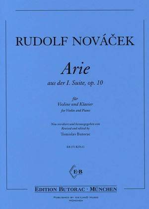 Novácek, R: Arie aus der 1. Suite op. 10 op. 10