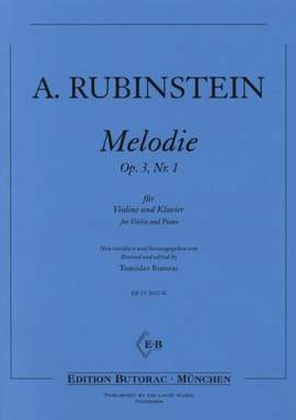 Rubinstejn, G: Melodie F-Dur op 3,1 F major op. 3,1