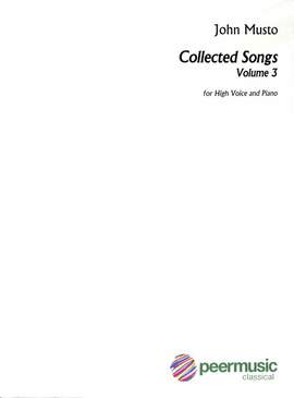 Musto, J: Collected songs 3