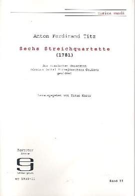 Titz, A: 6 Streichquartette 2