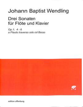Wendling, J B: 3 Sonaten op 1 (Nr 4-6)