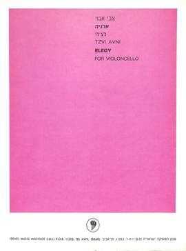 Avni, T: Elegy