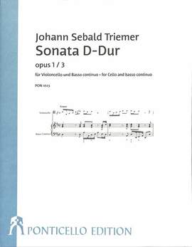 Triemer, J S: Sonate D-Dur op 1/3