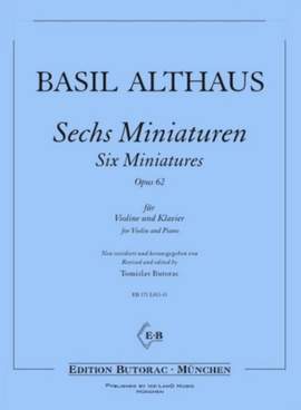Althaus, B: 6 Miniaturen op 62 op. 62