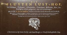 Eyck, J v: Der Fluyten Lusthof