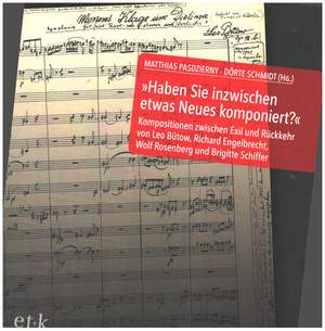 Haben Sie inzwischen etwas Neues komponiert