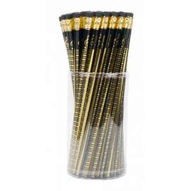 Pencil keyboard black/golden