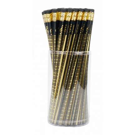 Pencil keyboard black/golden