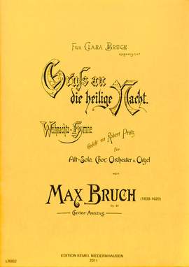 Bruch, M: Gruss an die heilige Nacht op. 62