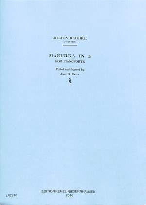 Reubke, J: Mazurka E-Dur