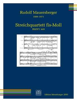 Mauersberger, R: Quartett fis-moll