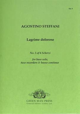 Steffani, A: Lagrime dolorose