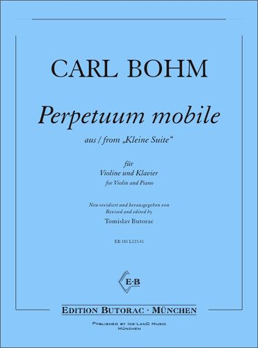 Bohm, C: Perpetuum mobile D major