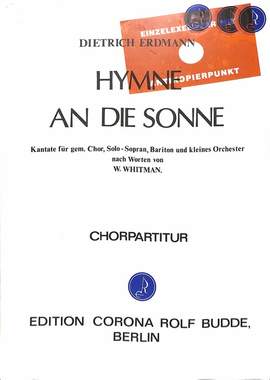 Erdmann, D: Hymne an die Sonne