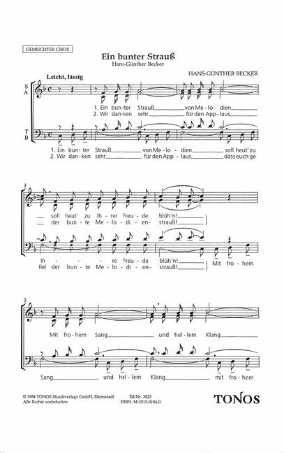 Becker, H: Ein bunter Strauss