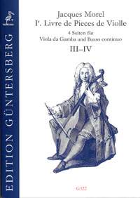 Morel, J: Premier livre de pieces de viole