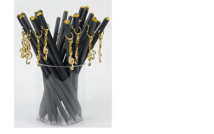 Bleistift mit Anhänger Violinschlüssel