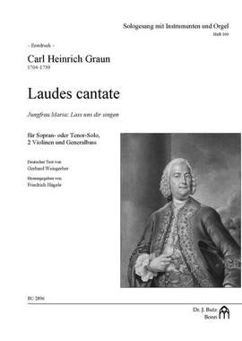 Graun, C H: Laudes cantate - Jungfrau Maria lass uns singen