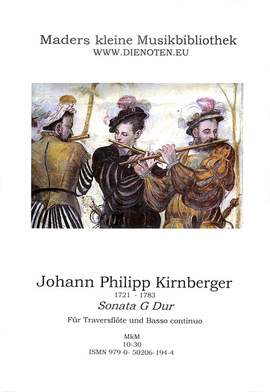Kirnberger, J P: Sonate G-Dur