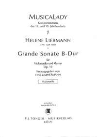 Liebmann, H R: Grande Sonate B-Dur op 10
