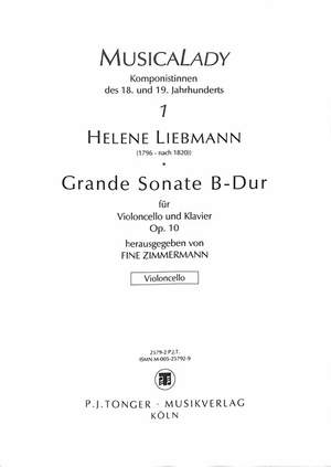 Liebmann, H R: Grande Sonate B-Dur op 10