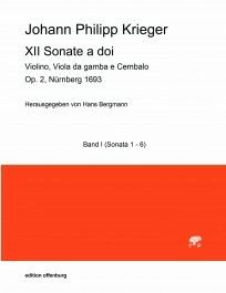 Krieger, J P: 12 Sonaten 1 op 2
