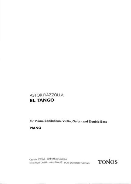 Piazzolla, A: El tango