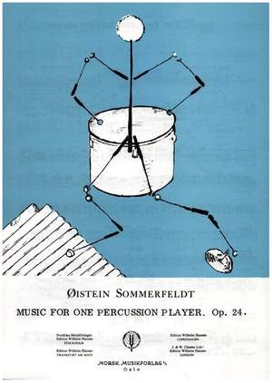 Sommerfeldt, O: Music for one percussion player op 24