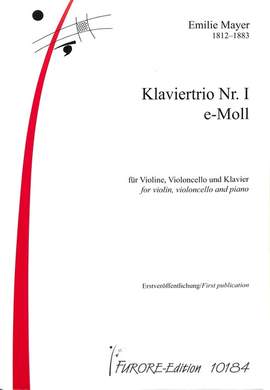 Mayer, E: Klaviertrio 1 e-moll